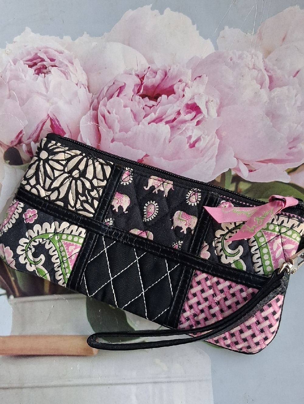 Vera Bradley Floral Elephant Wallet